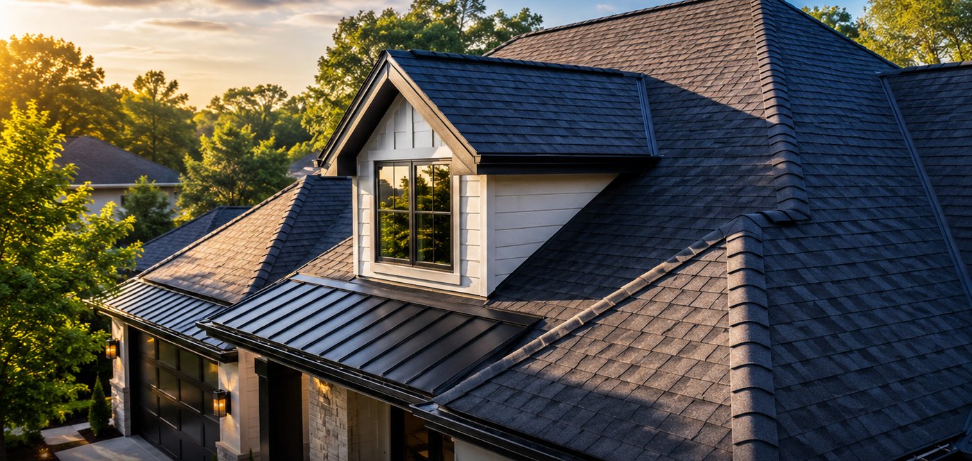 Roofing and construction site